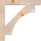 Ekena Millwork Westlake Block Smooth Bracket w/ Offset Brace, Douglas Fir, 5 1/2"W x 32"D x 32"H BKT0604X32X32WTL05SDF - alternate 4
